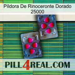 Píldora De Rinoceronte Dorado 25000 15